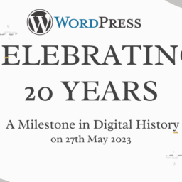 WordPress 20 years Celebration